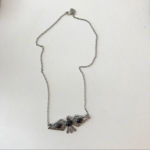 Silver Aztec Bird Necklace Clara Oswald